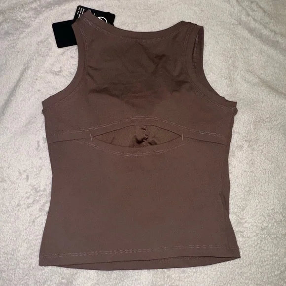 Move Theology Workout Brown Tank Top - Picture 2 of 2